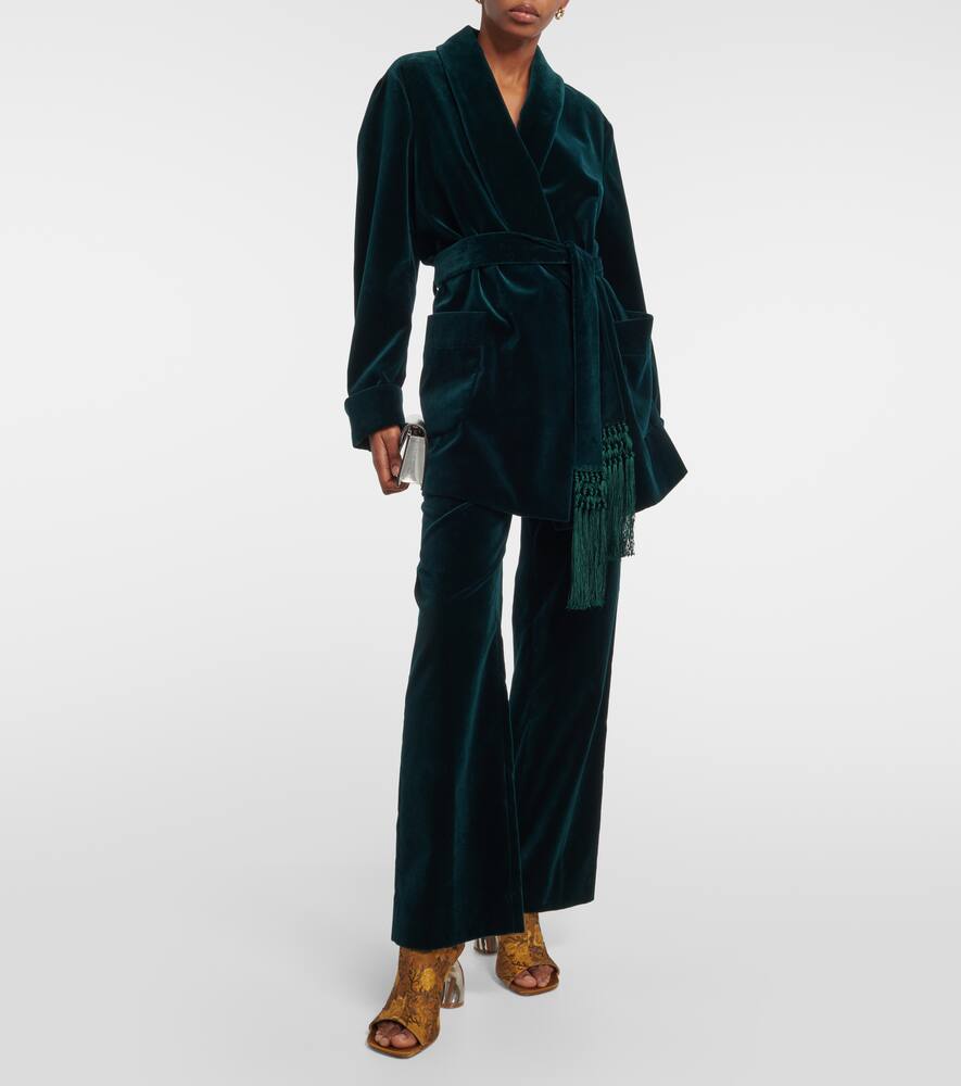 Loro Piana Raniya cotton velvet blazer