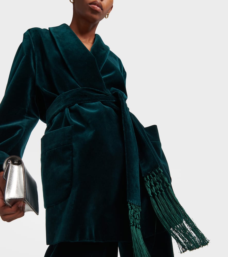 Loro Piana Raniya cotton velvet blazer