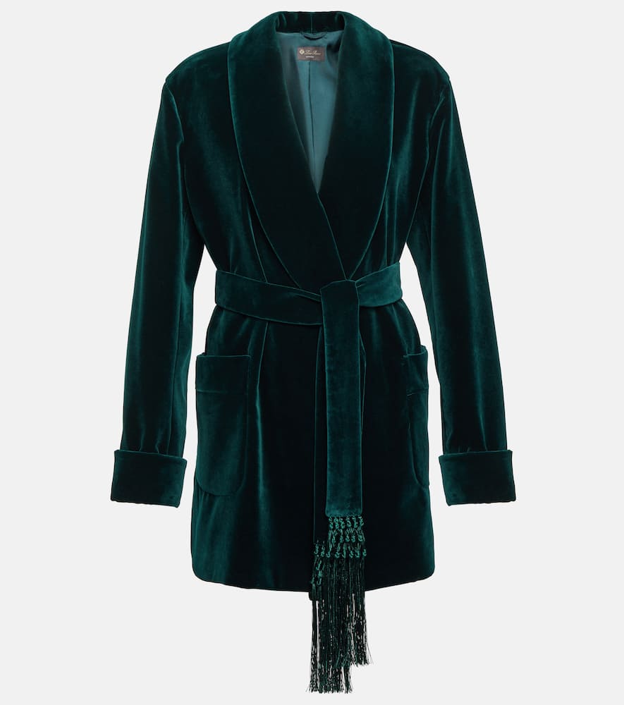 Loro Piana Raniya cotton velvet blazer
