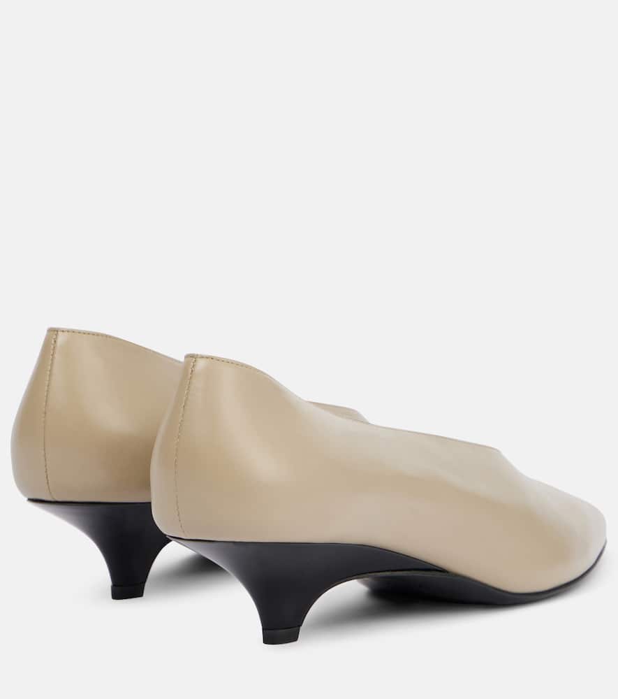 Loro Piana Rebecca leather pumps