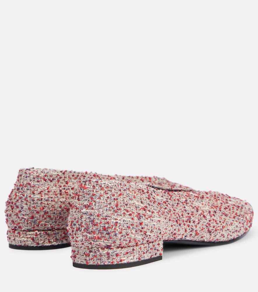 Loro Piana Rebecca tweed ballet flats