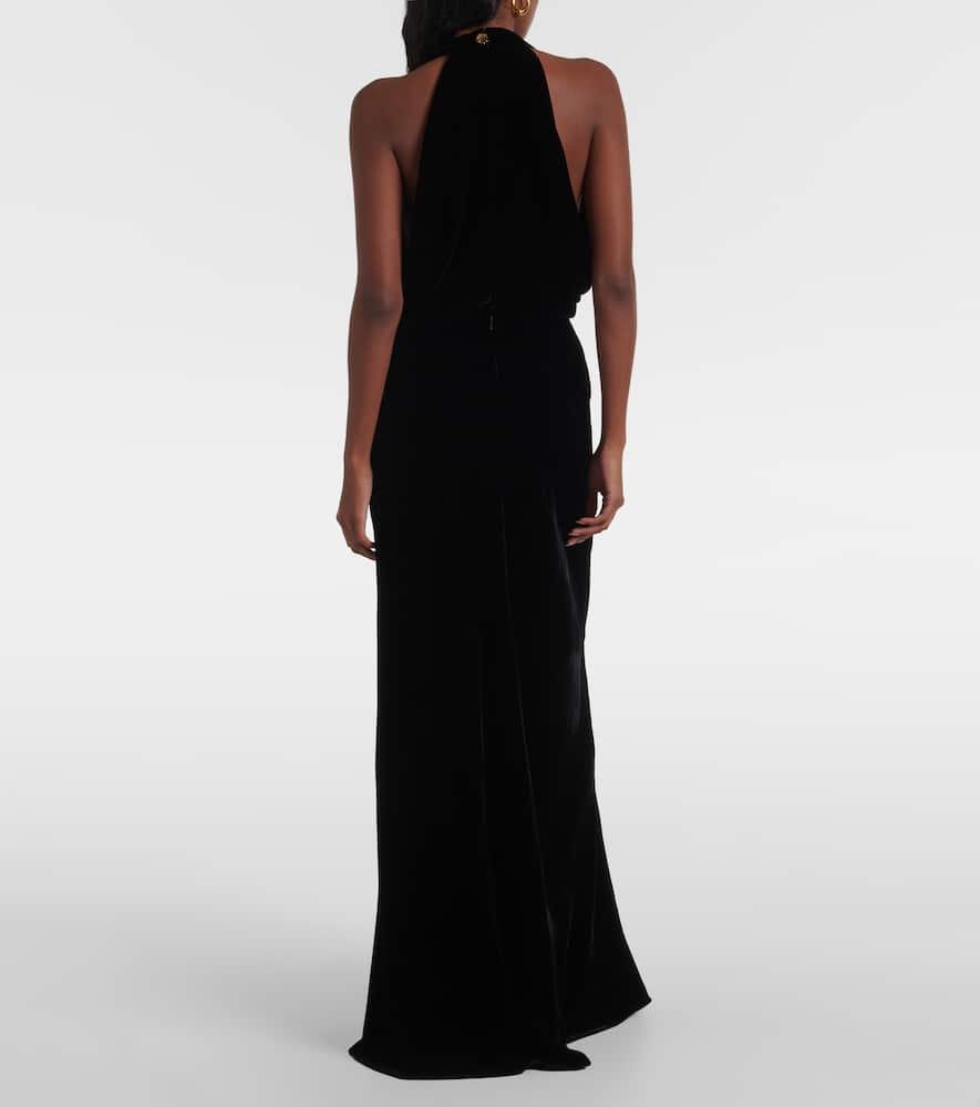 Loro Piana Roxy velvet gown
