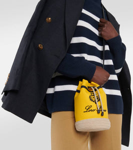 Loro Piana Sailor Mini canvas bucket bag