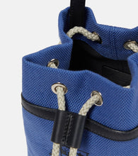 Loro Piana Sailor Mini canvas bucket bag