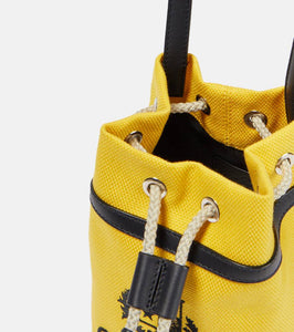 Loro Piana Sailor Mini canvas bucket bag