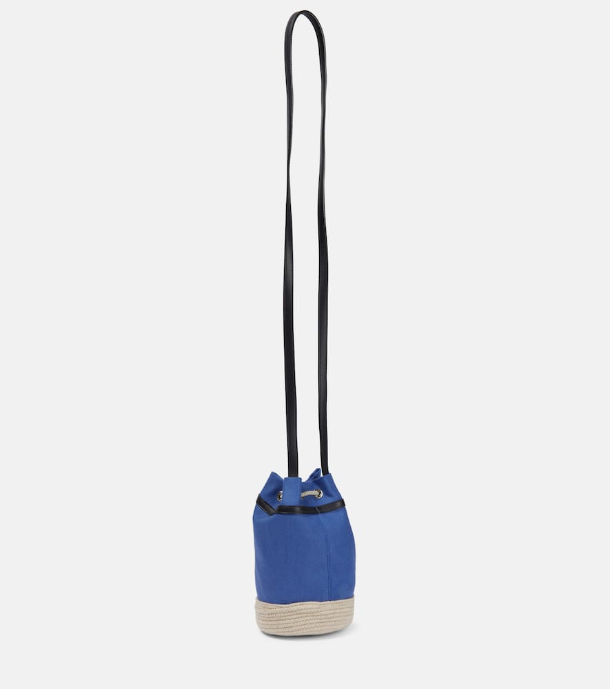 Loro Piana Sailor Mini canvas bucket bag