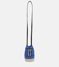 Loro Piana Sailor Mini canvas bucket bag. Shop Loro Piana Shoulder Bags for women now.