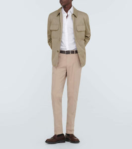 Loro Piana Sanda cotton-blend overshirt