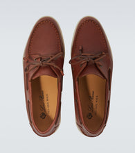 Loro Piana Sea-Sail Walk leather loafers