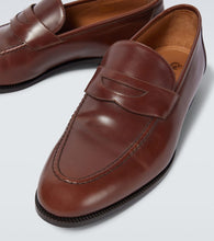 Loro Piana Sergio leather penny loafers