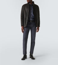 Loro Piana Shearling-lined leather jacket