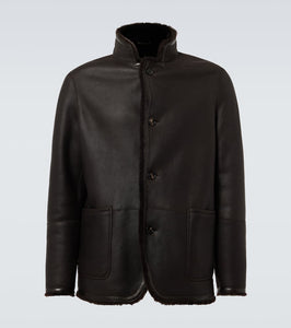 Loro Piana Shearling-lined leather jacket