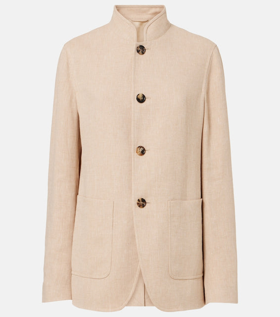 Loro Piana Spagna linen cr√É¬™pe jacket