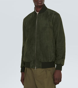 Loro Piana Suede bomber jacket