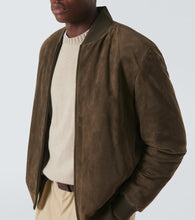 Loro Piana Suede bomber jacket