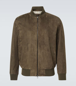 Loro Piana Suede bomber jacket