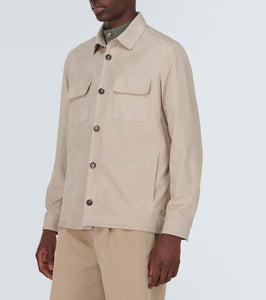 Loro Piana Suede overshirt