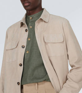 Loro Piana Suede overshirt