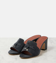 Loro Piana Summer Charms suede sandals