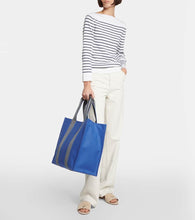 Loro Piana The Suitcase canvas tote bag