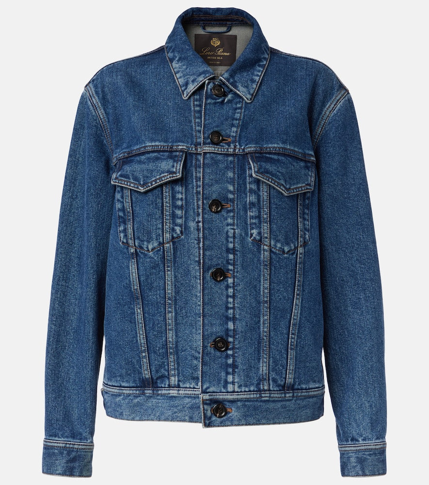 Loro Piana Tulus cotton and silk denim jacket