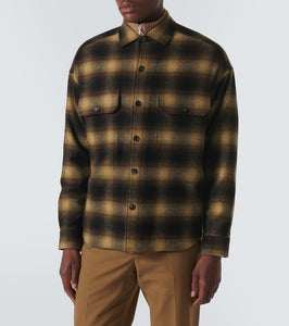 Loro Piana Vincenzo tartan cotton overshirt