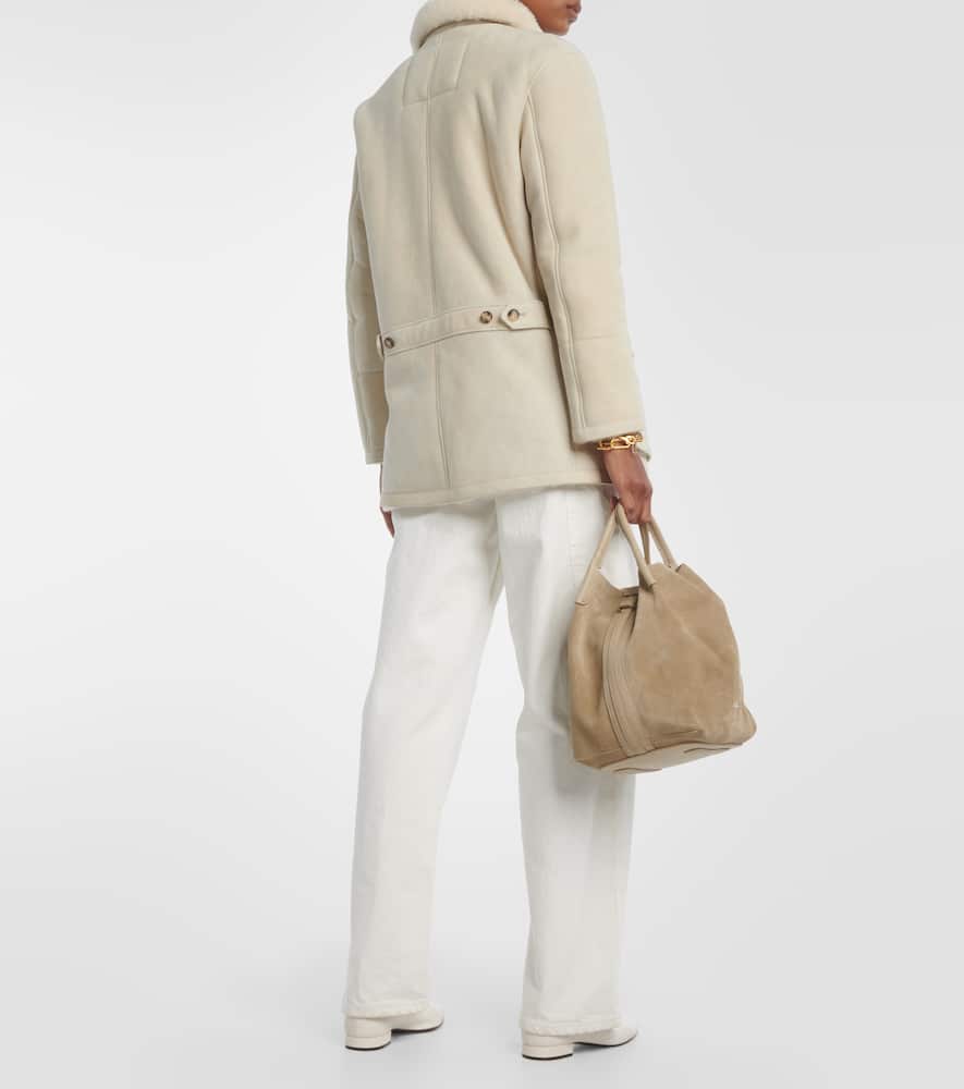 Loro Piana Voyageur shearling-lined suede jacket