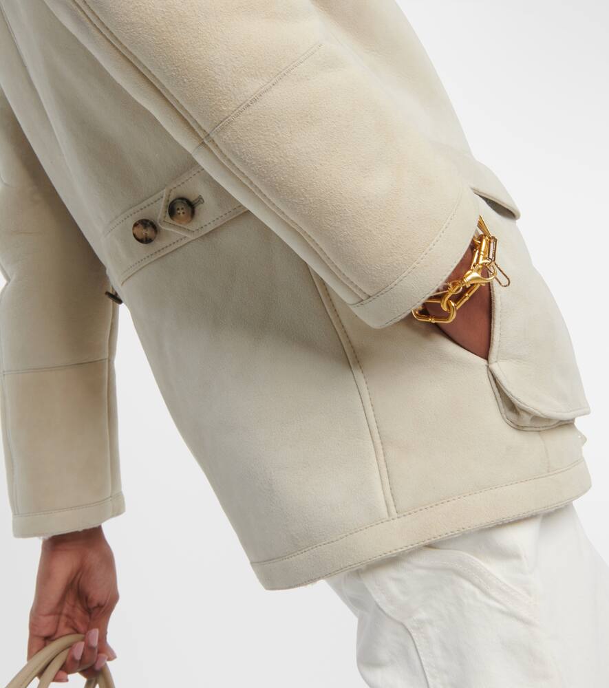 Loro Piana Voyageur shearling-lined suede jacket