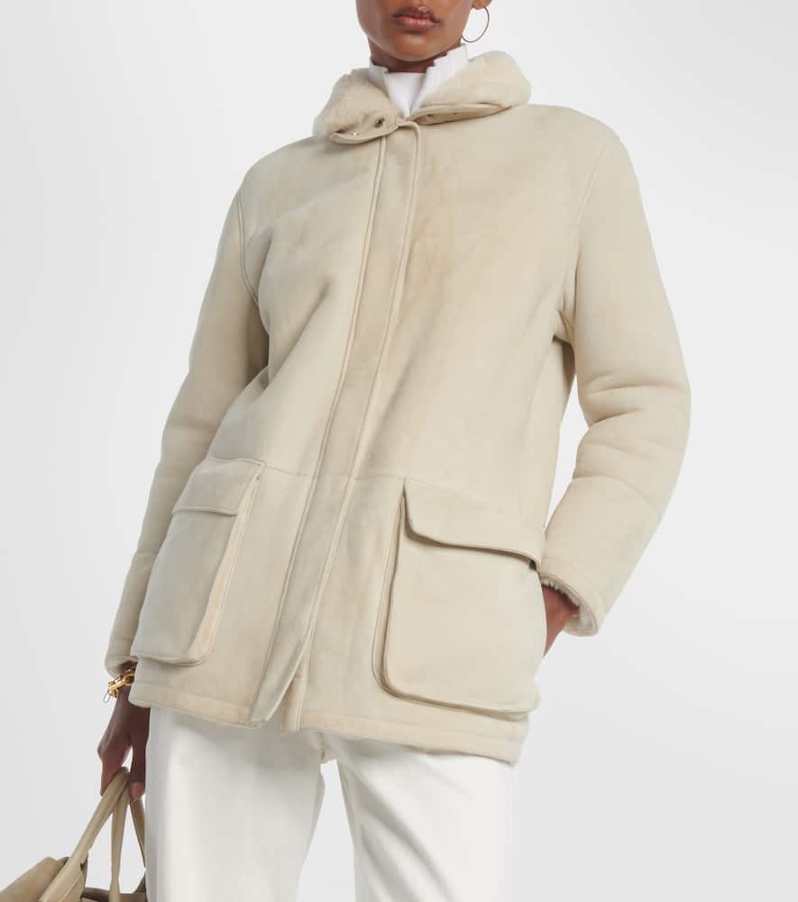Loro Piana Voyageur shearling-lined suede jacket