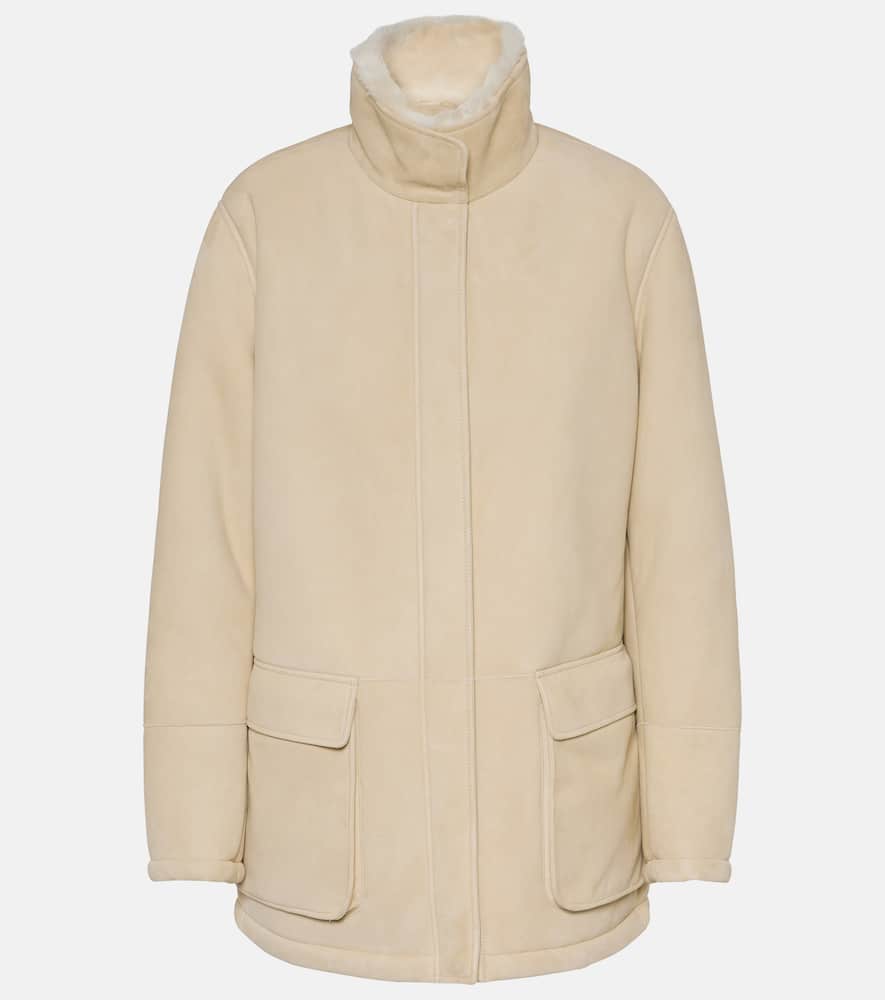 Loro Piana Voyageur shearling-lined suede jacket