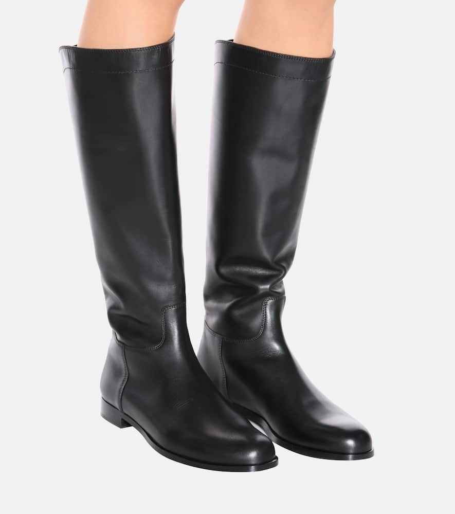 Loro Piana Welly leather boots