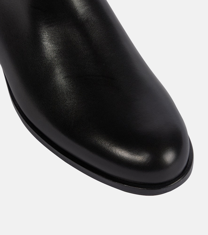 Loro Piana Welly leather boots
