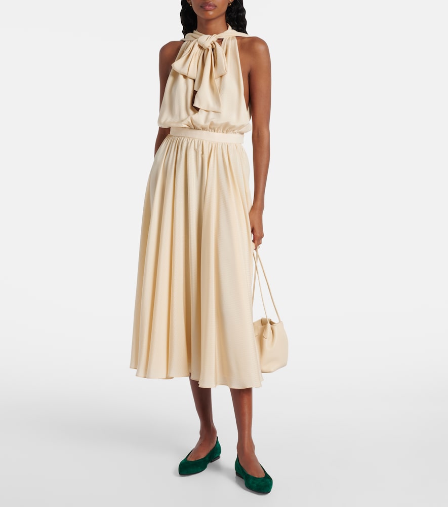 Green Loro Piana Primula suede ballet flats - Ballerina Flats