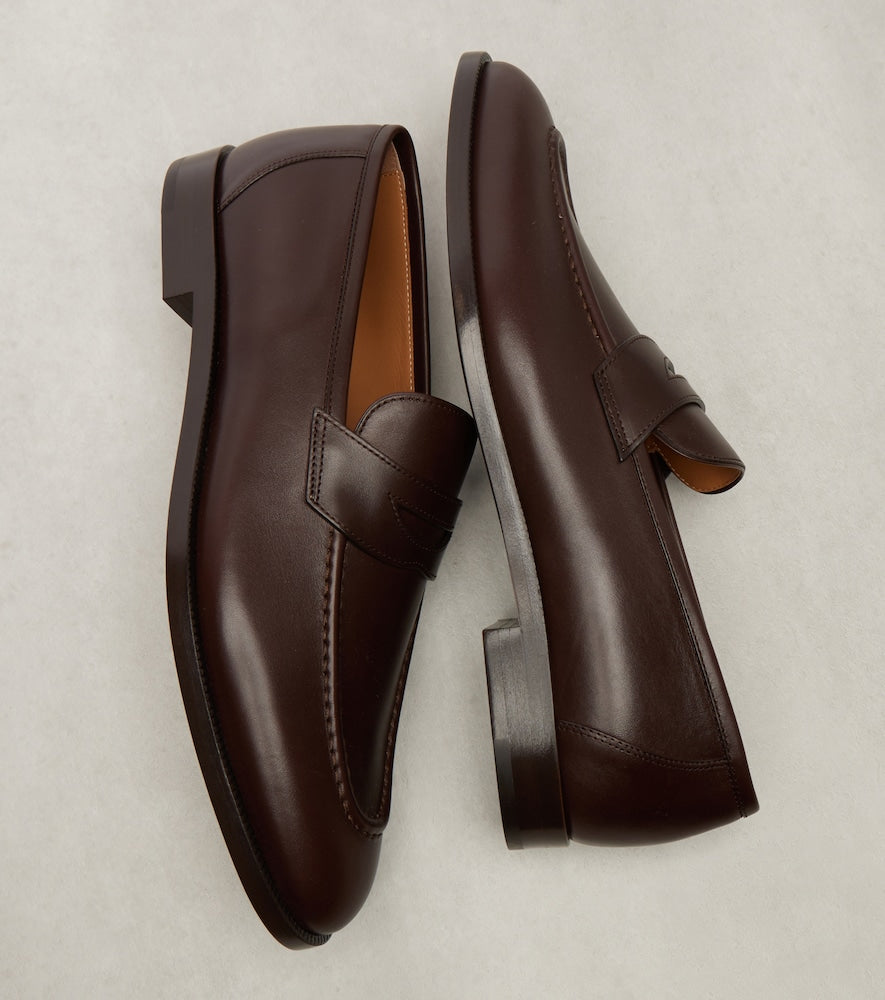 Loro Piana Sergio leather penny loafers - Brown Loafers