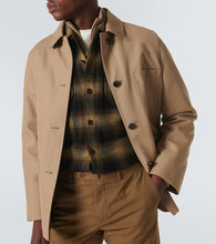 Loro Piana Yudaki reversible wool and cotton peacoat