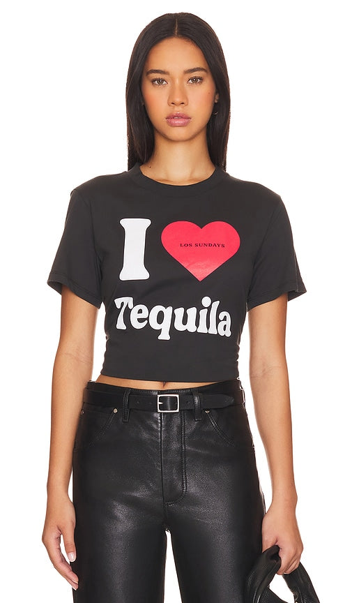 Los Sundays The Heart Tee in Black - T-shirt Los Sundays The Heart en noir - Los Sundays 黑色心形 T 恤 - Los Sundays The Heart T-Shirt in Schwarz - Los Sundays THE 하트 티셔츠 색상 - Maglietta Los Sundays The Heart in nero