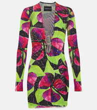 Louisa Ballou Helios printed mesh minidress. Louisa Ballou Helios 印花网纱迷你连衣裙