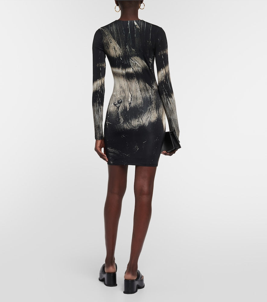 Louisa Ballou Helios printed minidress
