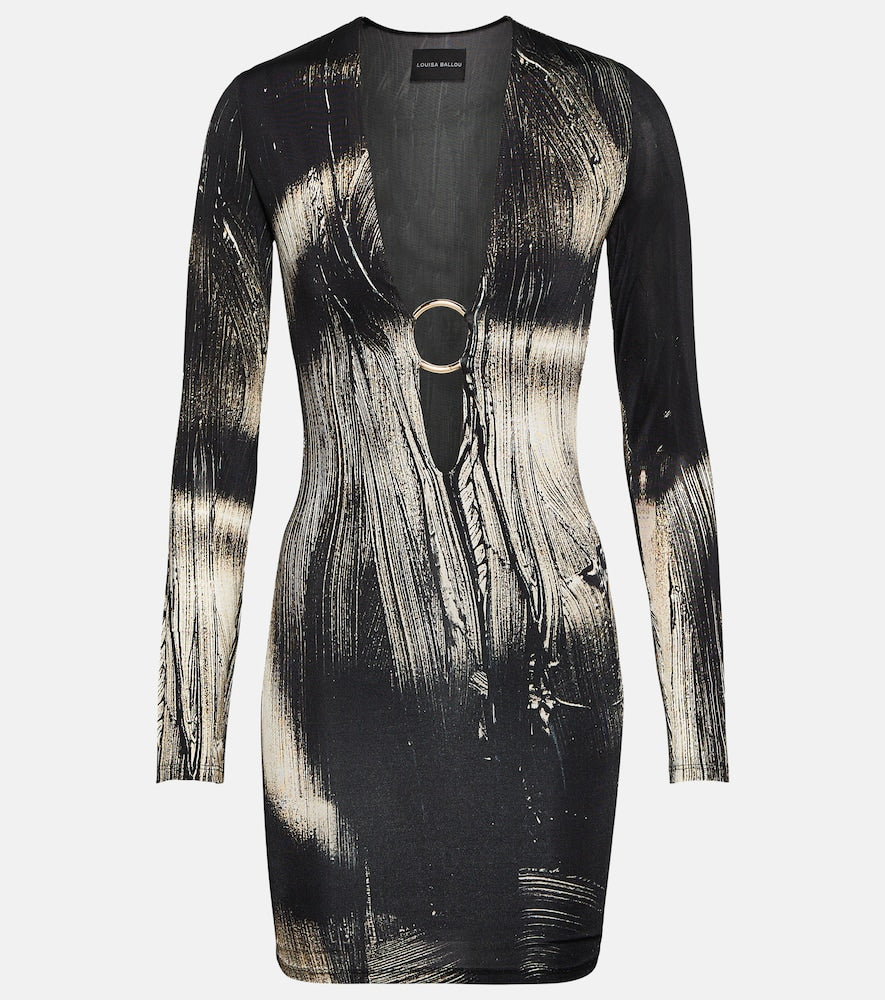 Louisa Ballou Helios printed minidress. Louisa Ballou Helios 印花迷你连衣裙