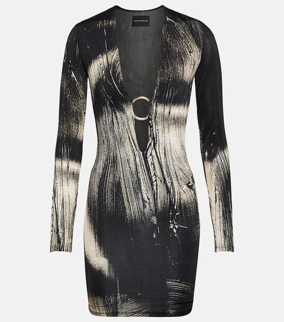 Louisa Ballou Helios printed minidress