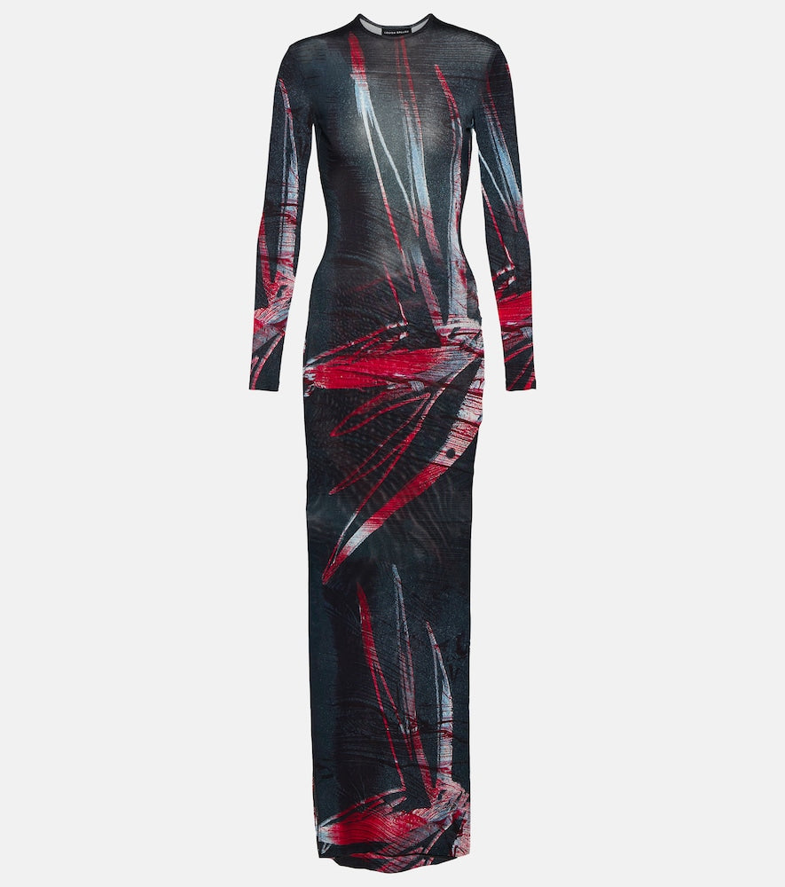 Louisa Ballou Printed jersey maxi dress. Louisa Ballou 印花针织长裙