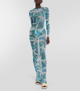 Louisa Ballou Printed maxi dress