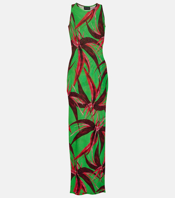 Louisa Ballou Printed maxi dress