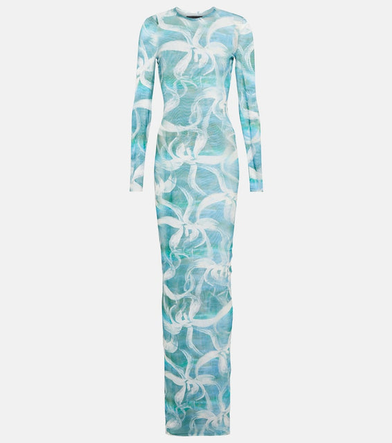 Louisa Ballou Printed maxi dress