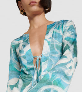 Louisa Ballou Printed minidress