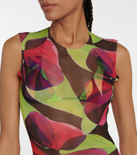Louisa Ballou Printed ruched minidress