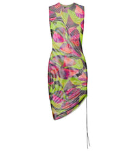 Louisa Ballou Printed ruched minidress. Louisa Ballou 印花褶皱迷你连衣裙