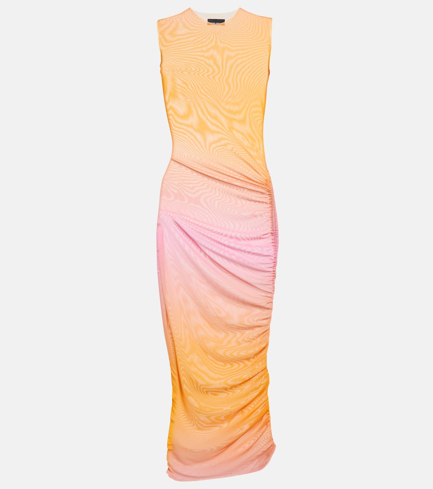 Louisa Ballou Ruched midi dress. Louisa Ballou 褶饰中长连衣裙
