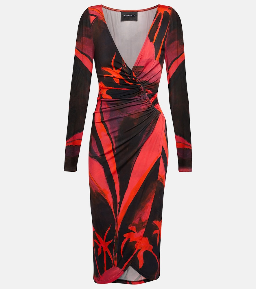 Louisa Ballou Summer Solstice midi dress. Louisa Ballou 夏至中长连衣裙