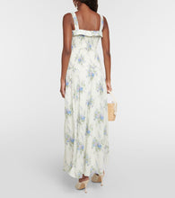 LoveShackFancy Bello shirred cotton maxi dress